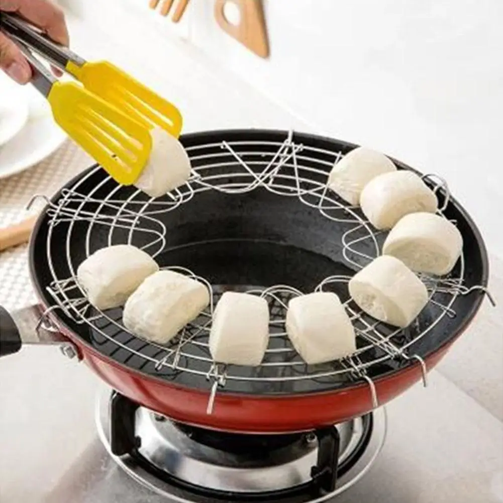 Кухонные приспособления полукруглая Паровая стойка из нержавеющей стали полки