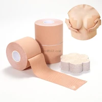 5pcs women breast lift boob tape with disposable lace nipple cover set instant push up sticker diy ribbon invisible adhesive bra