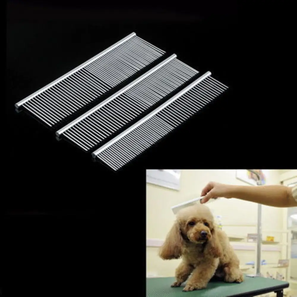 Новый триммер из нержавеющей стали Расческа Щетка для домашних животный собака