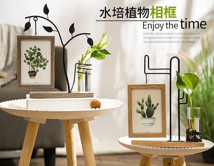 Пасторальное Искусство фоторамка компьютерный стол креативная Закуски магазин