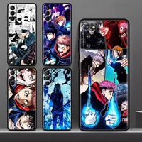 fashion case for samsung galaxy s21 ultra s20 fe s10 plus s9 s8 s7 s10e m51 m32 m31 soft shell phone cover anime jujutsu kaisen