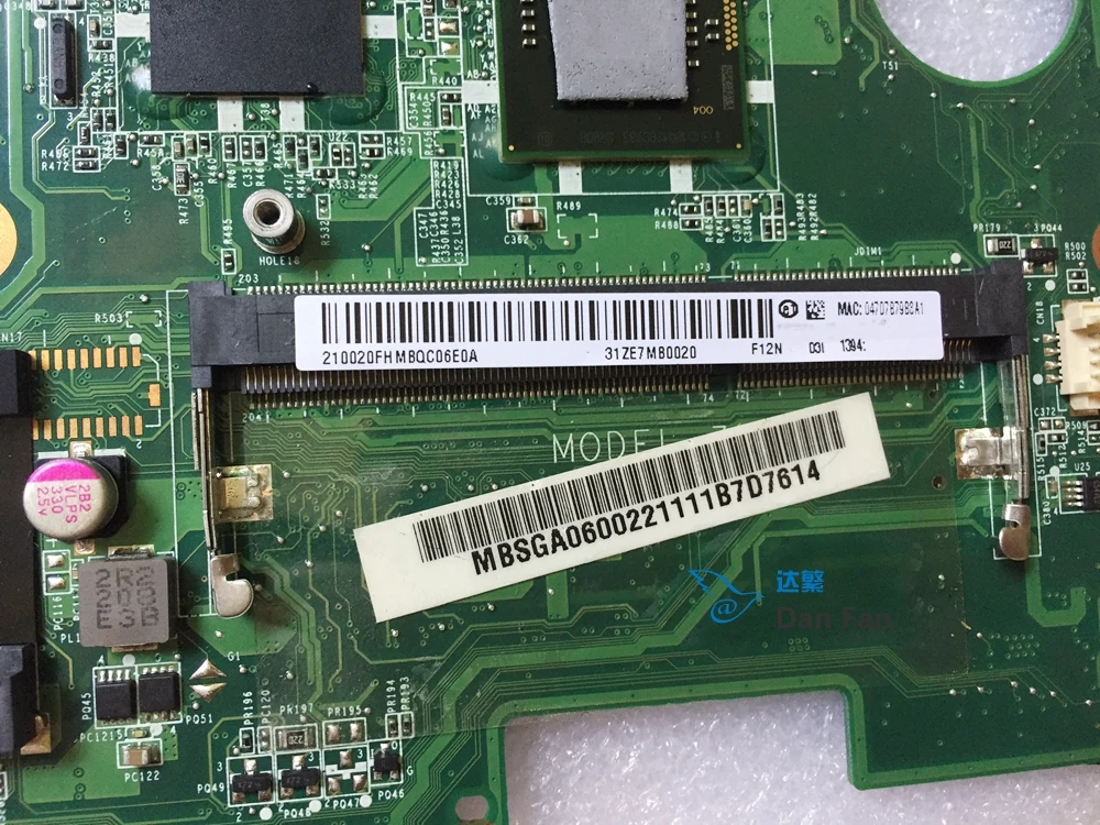 Материнская плата DA0ZE7MB6D0 для ноутбука acer D270 LT40 материнская MBSGA06002 100%