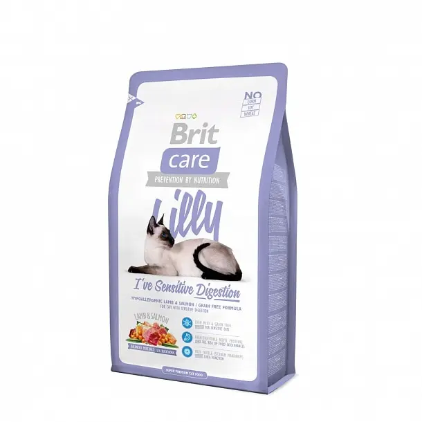 Brit Care Cat Lilly Sensitive Digestion беззерновой для кошек с чувствительным пищеварением