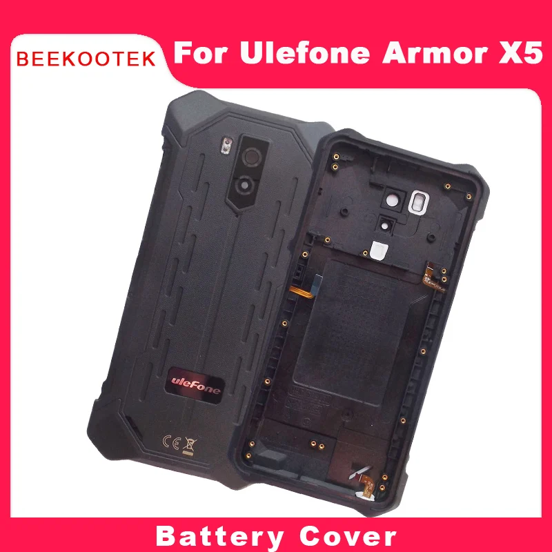 Ulefone-cubierta de batería Armor X5 con micrófono, lente de cámara y Cable de volumen de alimentación, repuesto para teléfono Ulefone Armor X5, novedad