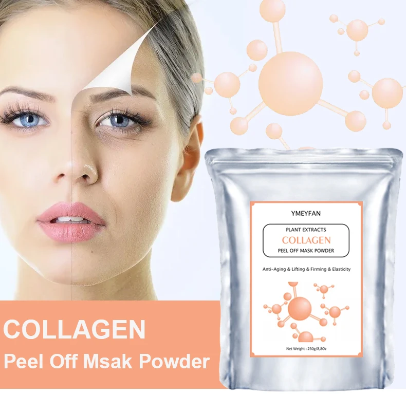 

250G Modeling Mask Powder Pack Collagen DIY SPA Peel Off Jelly Facial Mask for Anti Aging & Firming