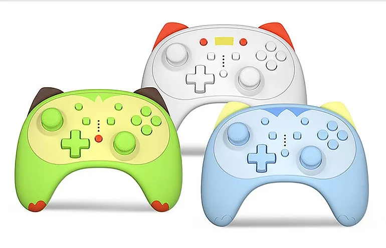 Беспроводной Bluetooth-контроллер для Nintendo Switch NS геймпад Lite розовый и синий |