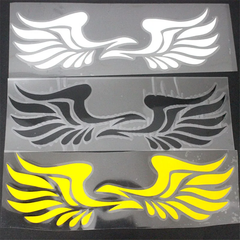 

1 Pair Guardian Angel Wings Lovely Reflective Car Motorcycle Styling Stickers Fashion Car Rearview Mirror for Strip Subsection
