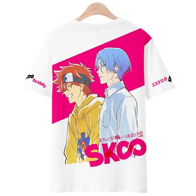 

Anime SK8 the Infinity Reki Kyan Miya Cosplay Costume Beach Shorts Skateboard Street Wear Tops Short Sleeve For Unisex