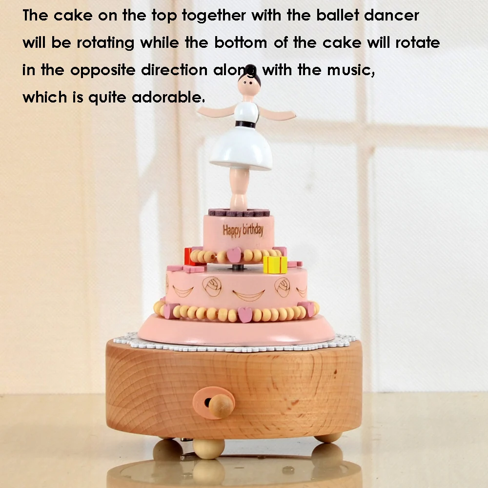 Очаровательная деревянная музыкальная копилка подарок на день рождения