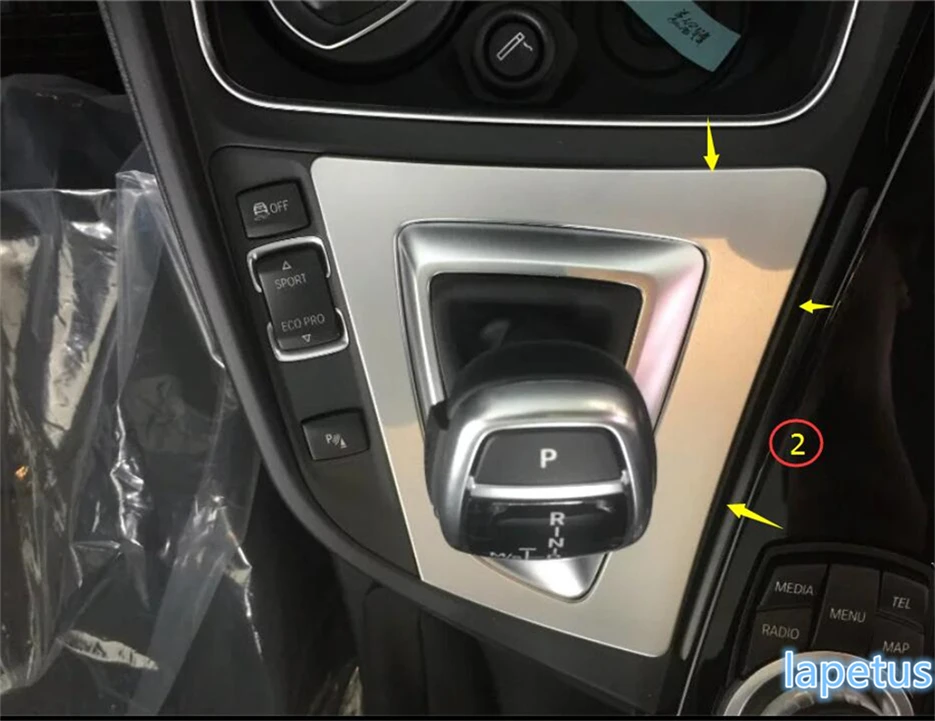 Декоративная рамка для панели переключения передач Lapetus 2 шт. подходит BMW 3 серии F30