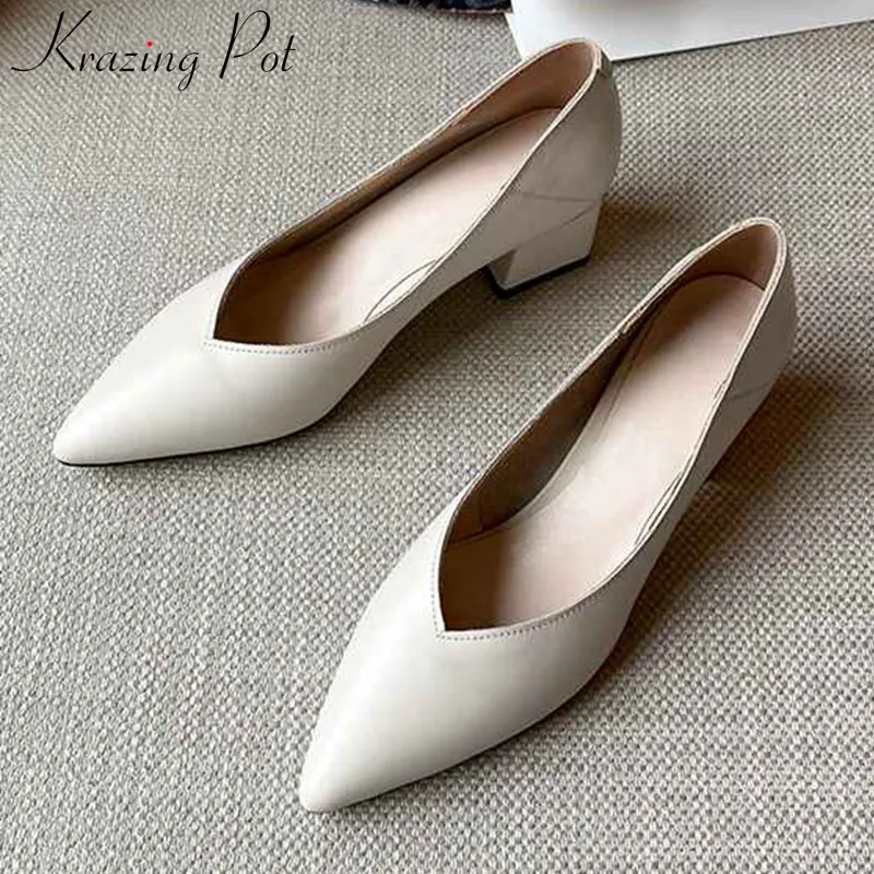 Krazing pot/натуральная кожа в классическом стиле Основная модельные туфли офисные