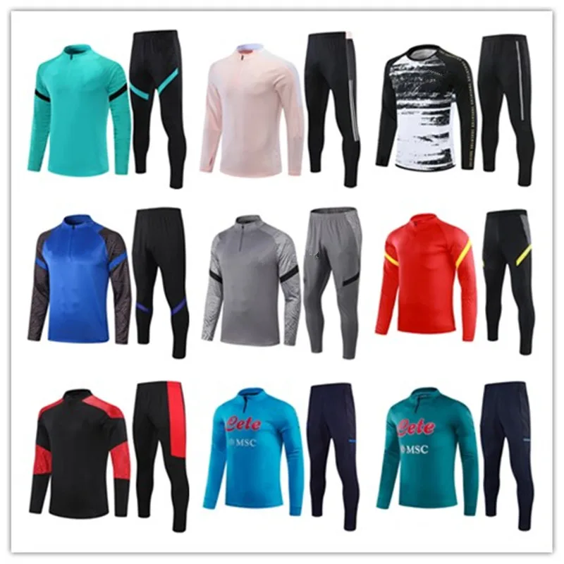 

2021 2022 Men training suit 21 22 Milan tracksuit training set 20 21 survetement foot chandal futbol Sweater jogging