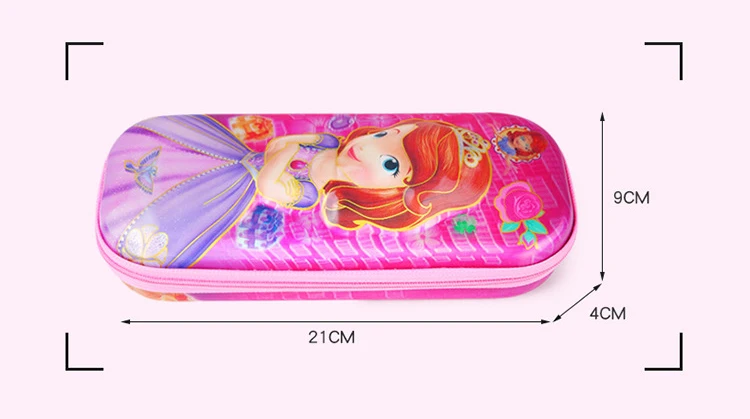 Kawaii Elsa карандаш «Принцесса» чехол для детей коробка для карандашей большой емкости канцелярские принадлежности Школьные принадлежности подарок