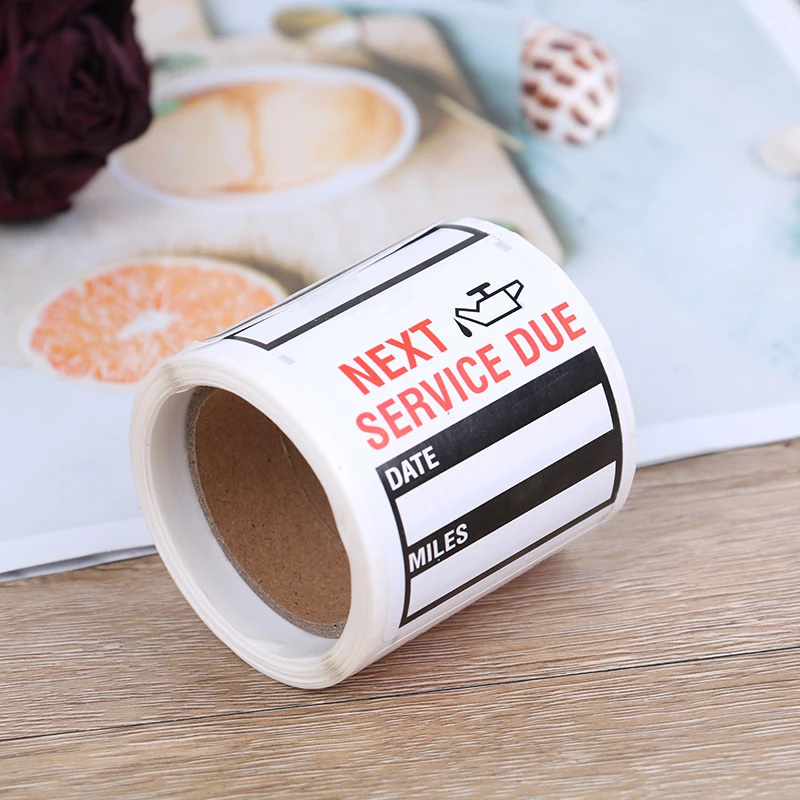 100 листов/рулон прозрачная наклейка для замены масла|Наклейки на автомобиль| |