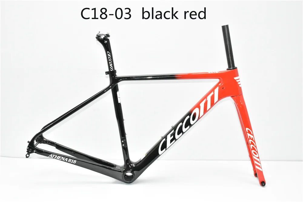 CECCOTTI DC017/018 дорожный завод новые карбоновые каркасные дорожные или дисковые тормоза 142x12 велосипеды T800 BB86 карбоновые рамы велосипедные рамы дорожные - Цвет: CECCOTTI
