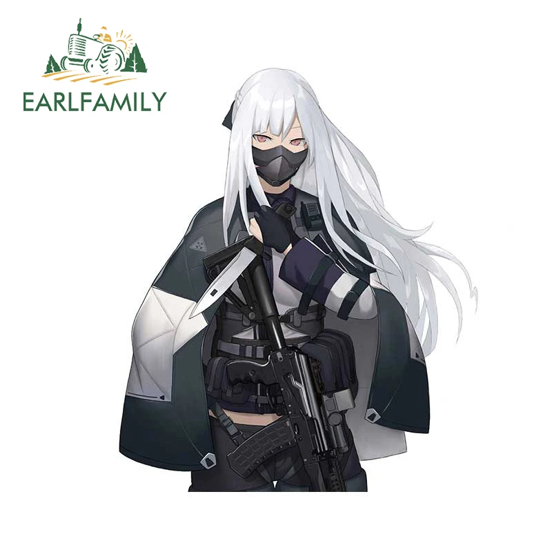 EARLFAMILY 13 см x 12 1 для девочек автомобильные наклейки с прицепом водонепроницаемая