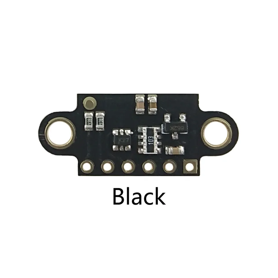 Черный 1pcs VL53L0X Time-of-Flight(ToF) Laser Ranging Sensor Breakout 940nm GY-VL53L0XV2 Laser Distance Module I2C IIC - Цвет: Черный