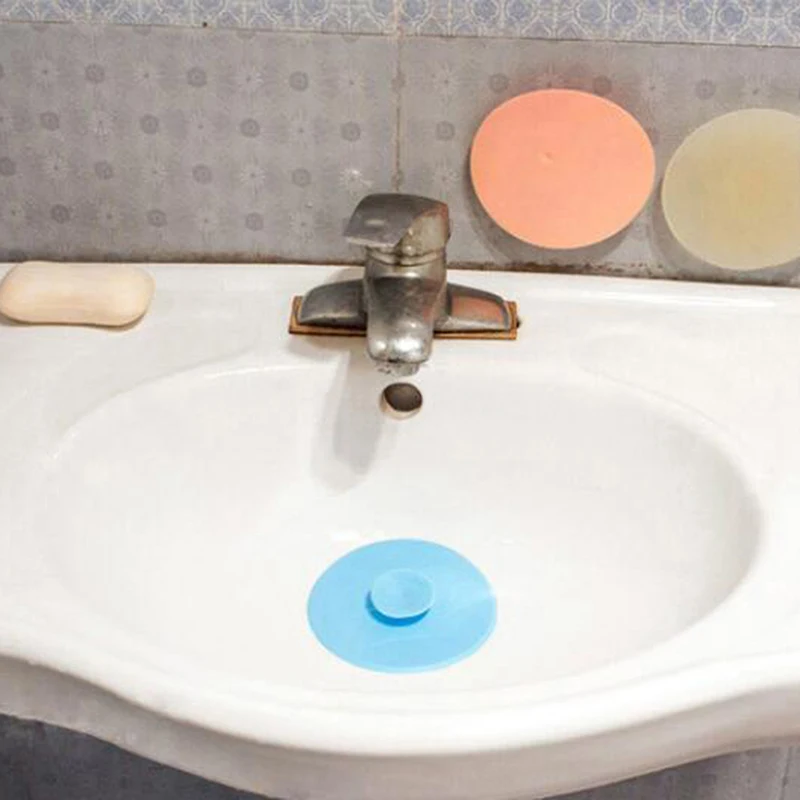 Круглый Силиконовый Раковина фильтр водяные пробки заказанных кабелей и