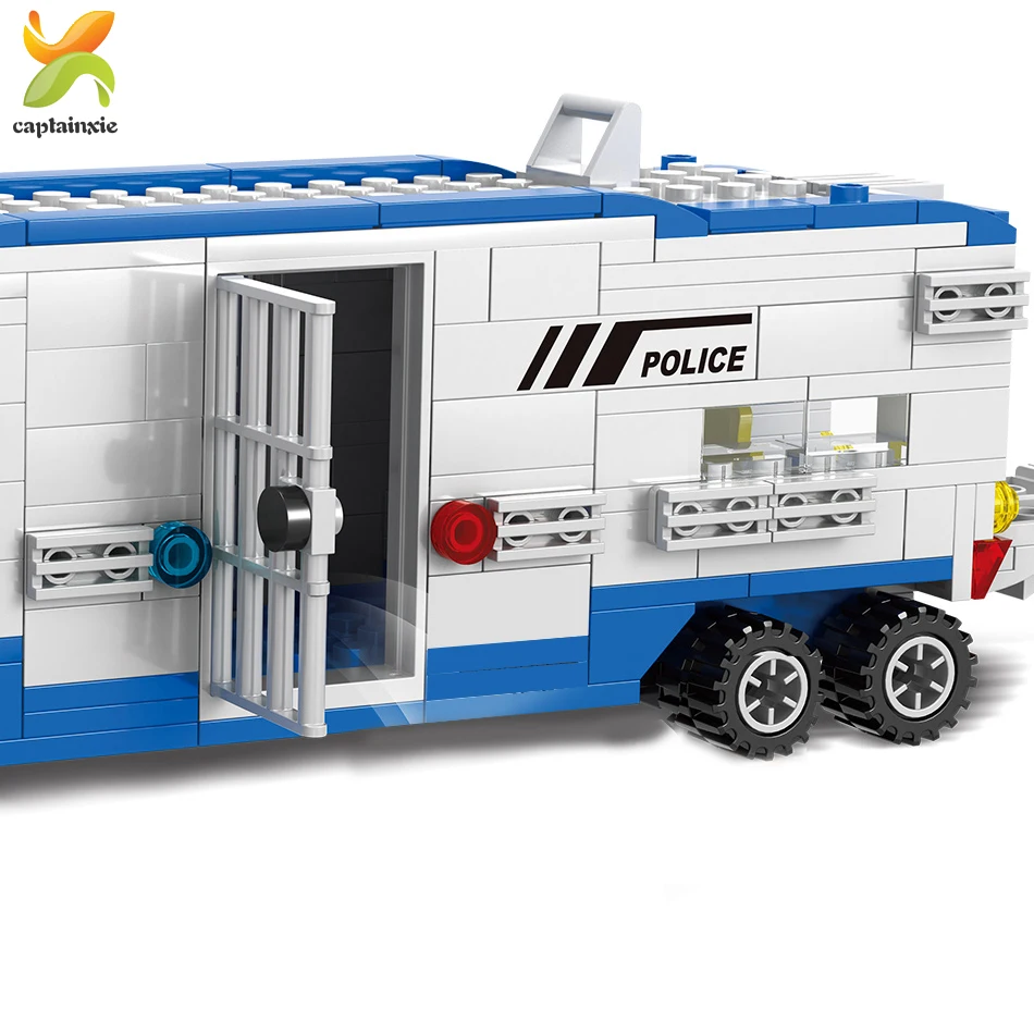1002 шт. комплекты для полицейских участков строительные блоки городской