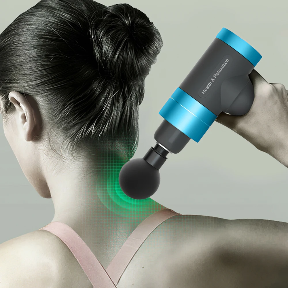 

High frequency Massage Gun Muscle Relax Body Relaxation Electric Massager with Portable Bag Therapy Gun Back Neck Massager