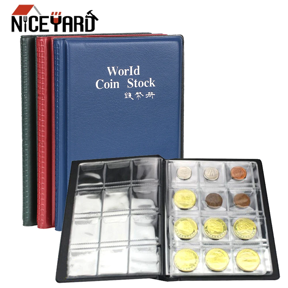 Альбом для коллекционирования монет 20 120 карманов органайзер мини Пенни сумка