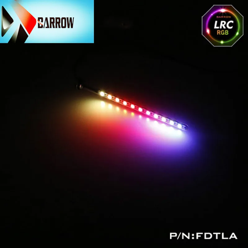 

Резервуар для воды Barrow FDTLA V2, светодиодный, RGB, Aurora, разные длины, кварцевый, матовое стекло, мягсветильник свет, световой элемент, радиатор