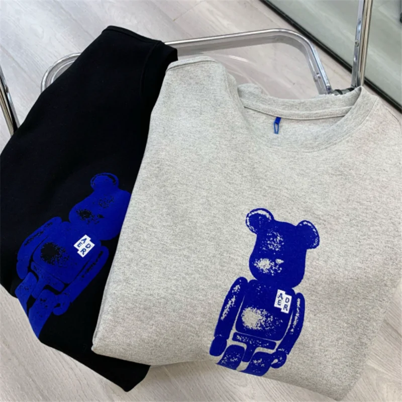 

ADER ERROR 2021 Fashion Brand Violent Bear Short Sleeve T-shirt Men and Women Same Paragraph Loose Casual Short Sleeve