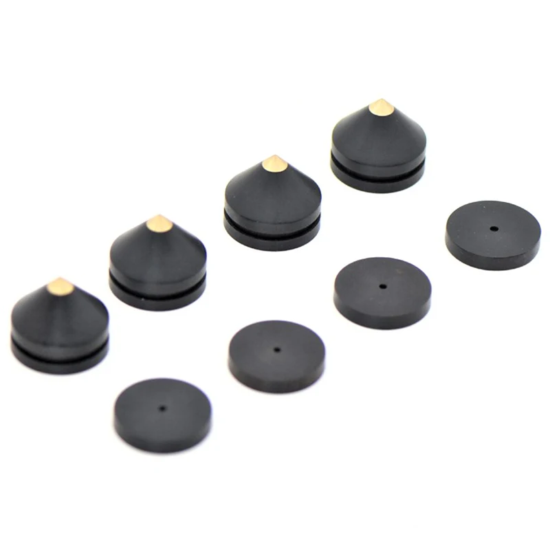 4 комплекта акустических систем подставка для ног коврик деревянный эбеновый