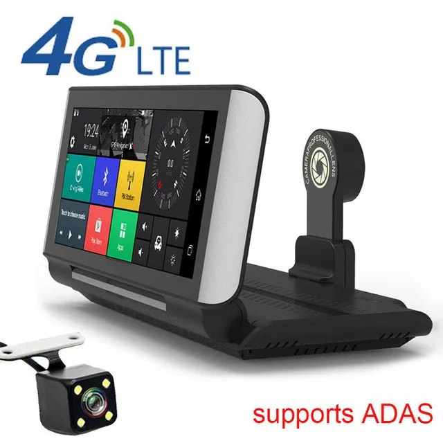 4G Maiyue star 7 дюймов 4G Автомобильный видеорегистратор DVRFHD 1080P Android Dash камера gps навигация ADAS Автомобильный видеорегистратор двойной объектив с камерой заднего вида - Название цвета: 4G