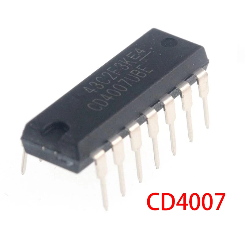 CD4007UBE DIP14 CD4007 DIP CD4007BE DIP-14 CD4007U, новая и оригинальная ИС, 10 шт.
