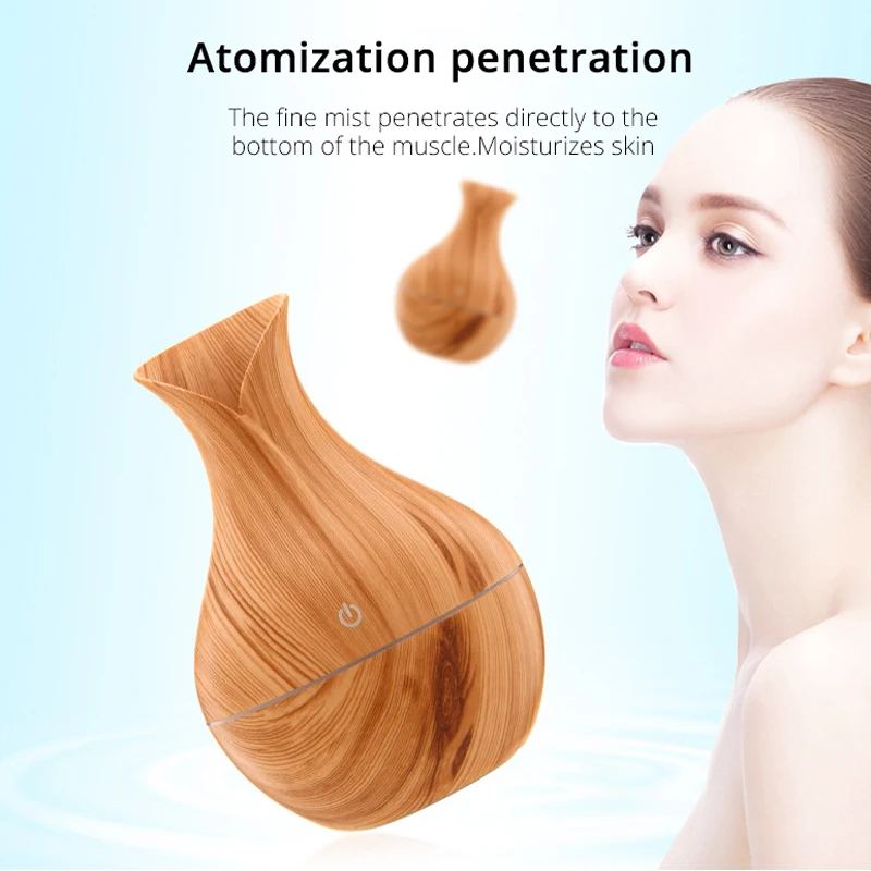 USB Электрический аромадиффузор деревянный ультразвуковой увлажнитель воздуха