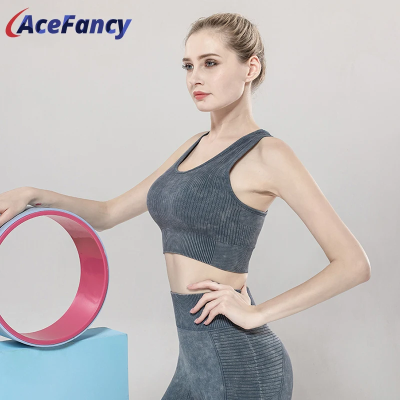 

Acefancy Women Sport Bra Seamless Sport Bra Push Up Woman High Impact Yoga Top T8816 Stretchy Sport Bra Top Women Active Wear