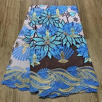 african top fashion ankara luxurious design prints wax 100 cotton nigerian guipure cord lace fabric embroidery for women dress