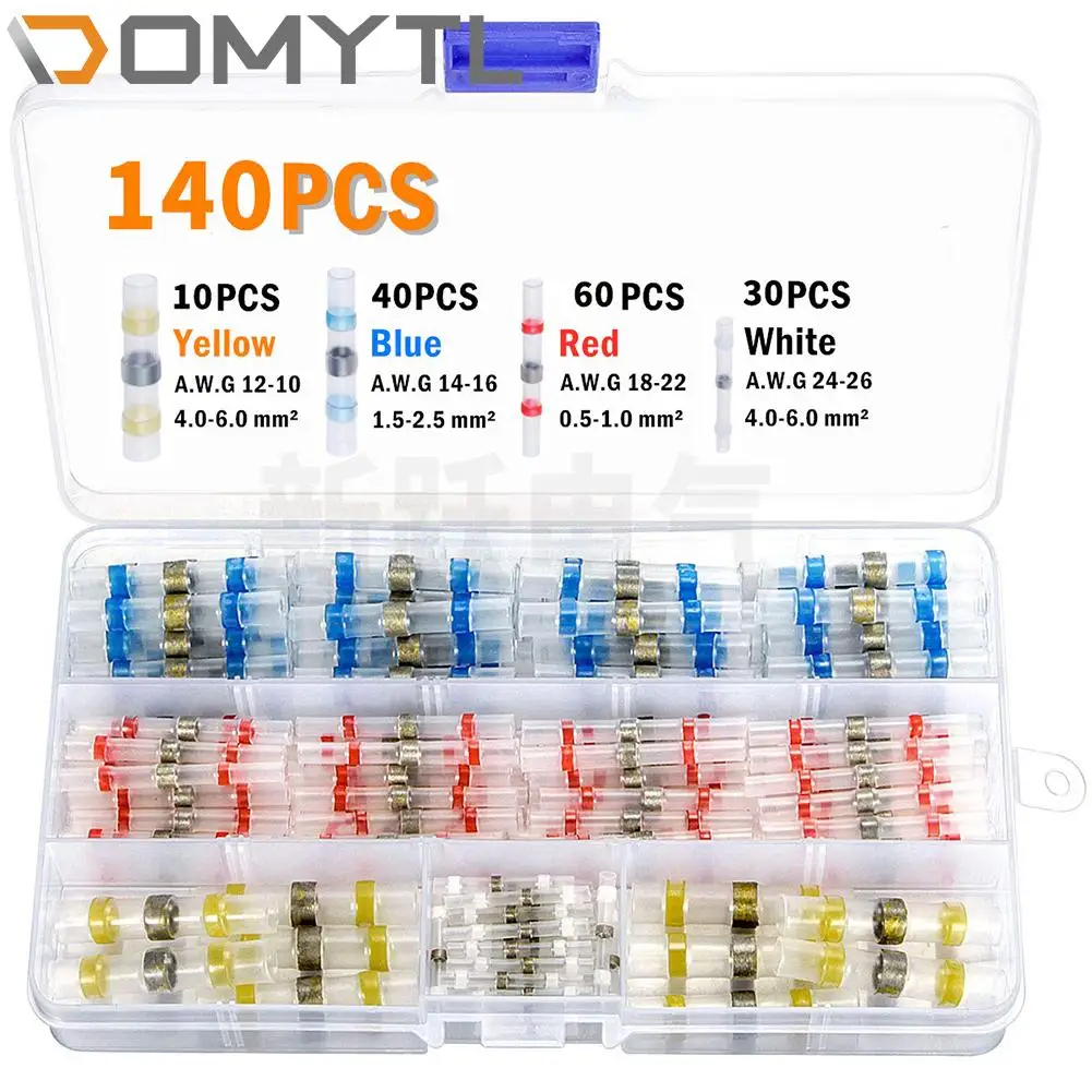140 шт. термоусадочные клеммы для проводов | Инструменты
