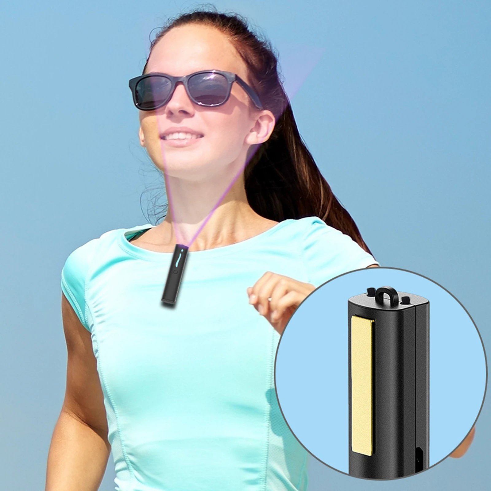 

Wearable Air Purifier Pet Smell Quiet Air Cleaner Necklace for Kids Adult
