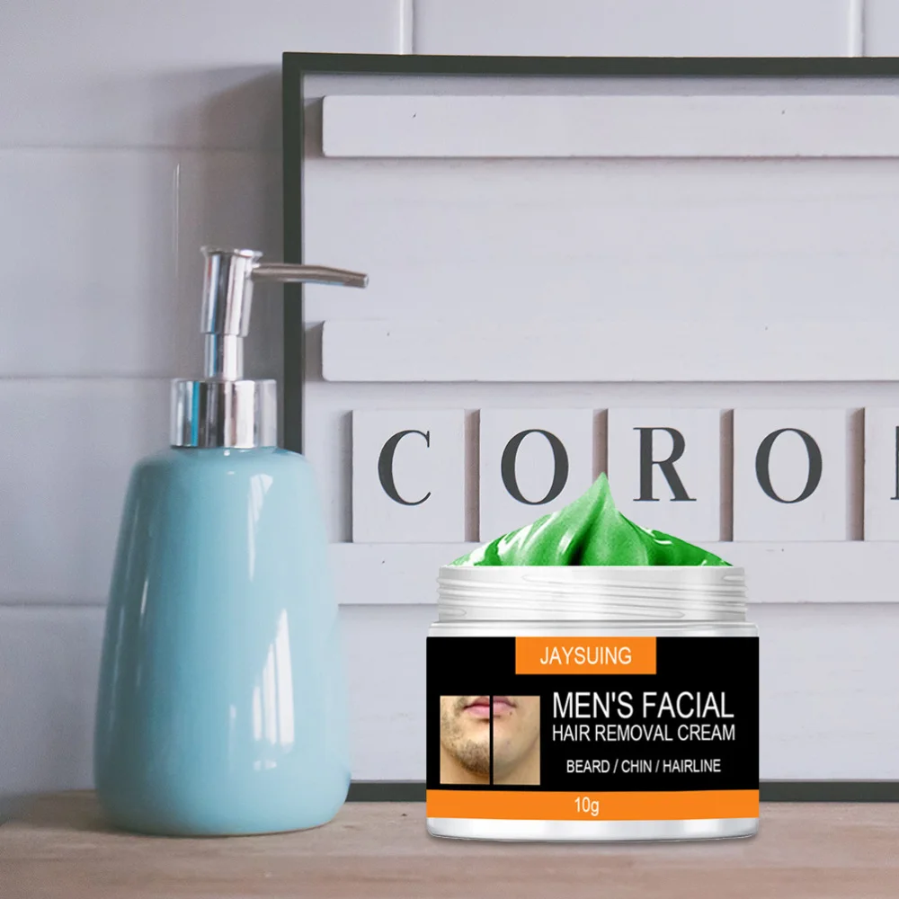 

2 Bottles Beard Removal Cream Painless Hair Depilatory Cream Depilatory Supply