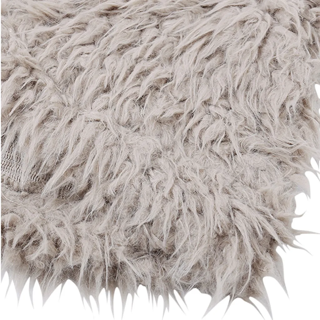 Faux Fur Coat Plus Size Women Autumn Winter Fluffy Plush Coat Solid Lapel Long Sleeve Cardigan Coat Warm Soft Outwear