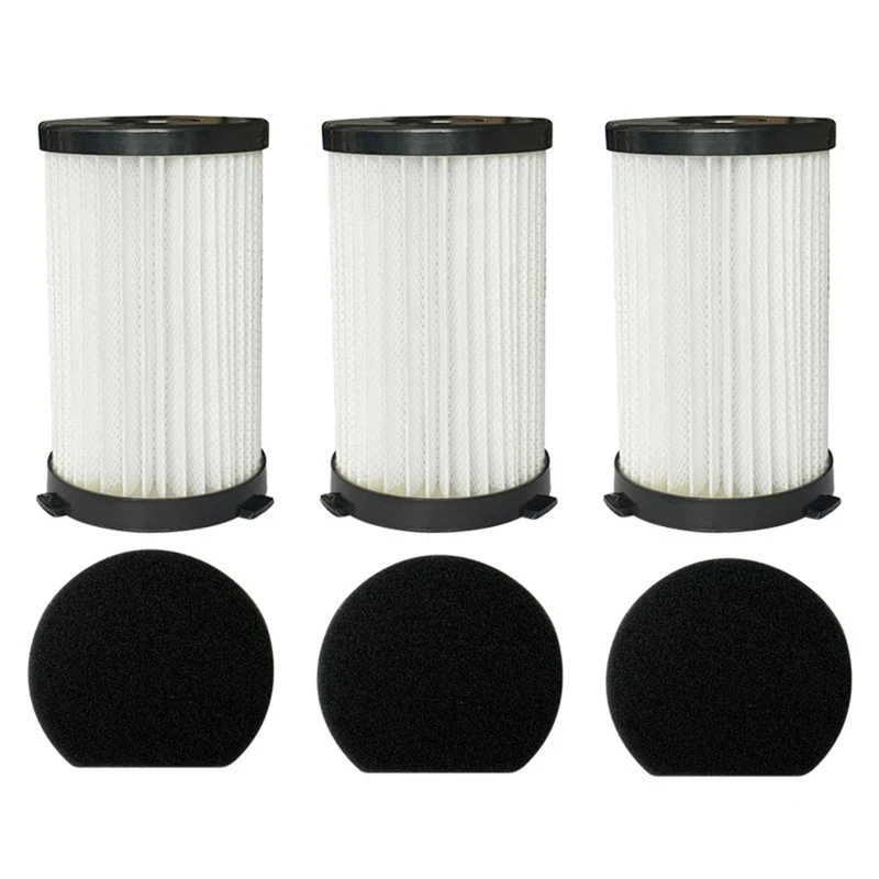 

3 PCS Hepa Filter for MooSoo D600 D601 Cecotec Thunderbrush 520 Corded Vacuum Cleaner Filter Hepa Elements