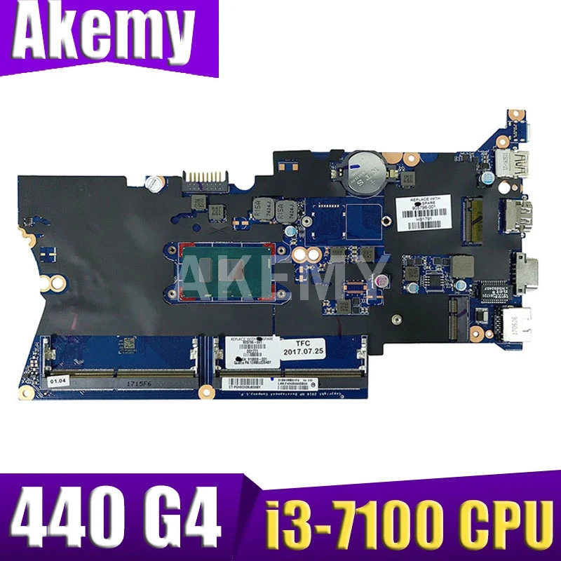 

XinKaidi DA0X81MB6E0 905792-001 905792-601 for HP ProBook 430 440 G4 Notebook Motherboard CPU i3 7100U DDR4 100% Test Work