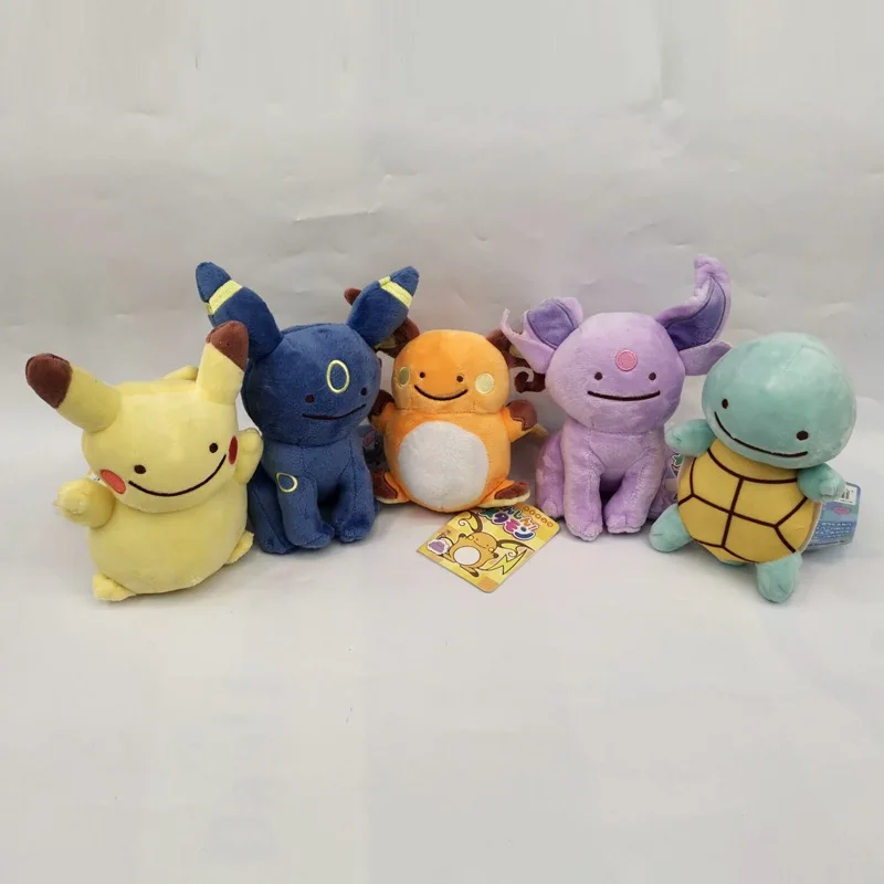 5 стилей 15 см Espeon Pikachu Squirtle Raichu Umbreon Косплей Ditto Мягкая кукла для детей игрушки для детей