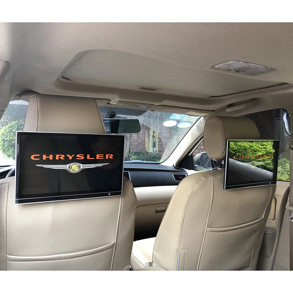 

12.5inch Car 4K 1080P Screen Android 9.0 Headrest Monitor With Wifi Bluetooth For Chrysler Grand Voyager 300C Grand Voyager PHEV