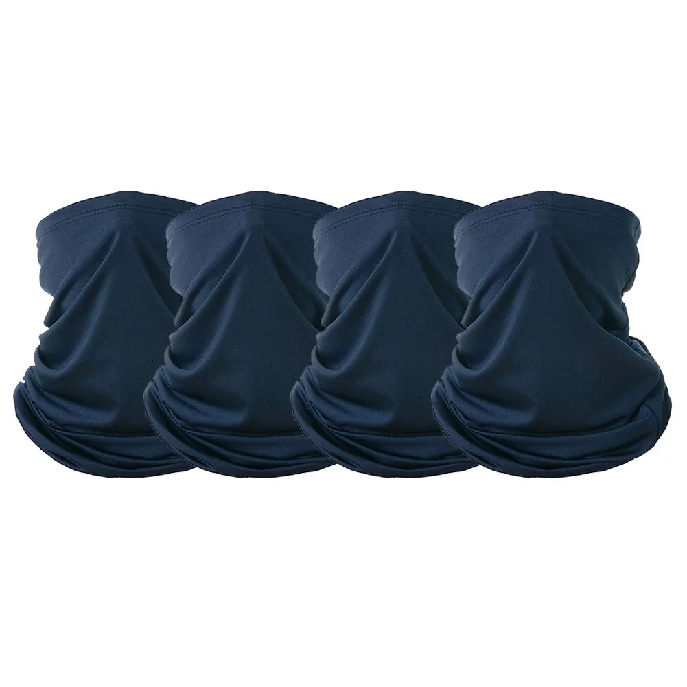 

4pcs Multi-Use Tube Scarf Bandana Headscarf Head Face Neck Gaiter Head Wear Windproof Cycling Camping Hiking Men Women Turban