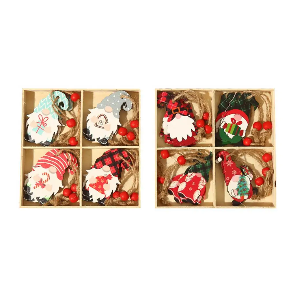 

12PCS Christmas Tree Hang Gnomes Ornaments Christmas Doll Pendant Thanksgiving Christmas Gift For Home Decorations Holiday Dec