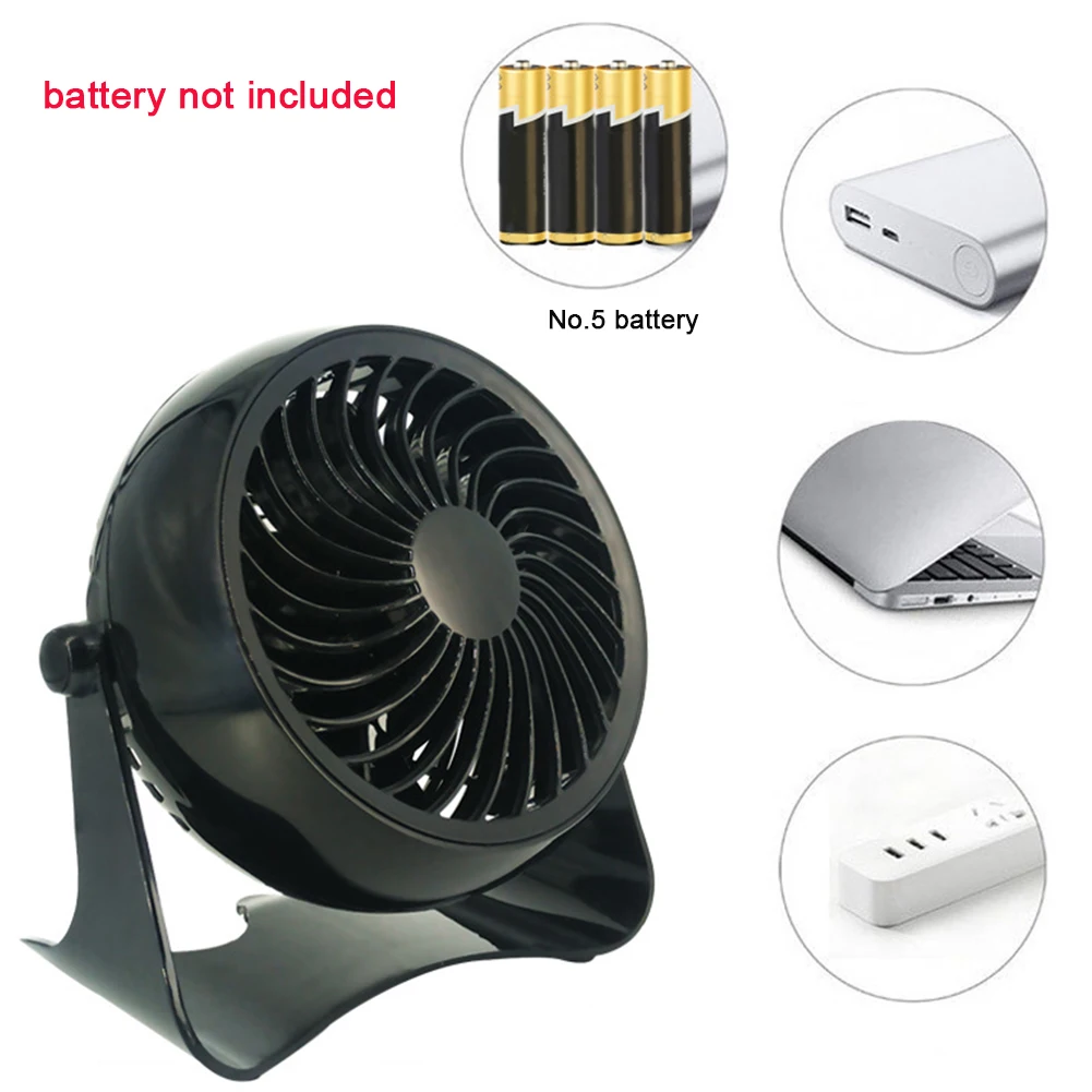 Практичный портативный беззвучный циркулятор воздуха мини ABS летний Настольный