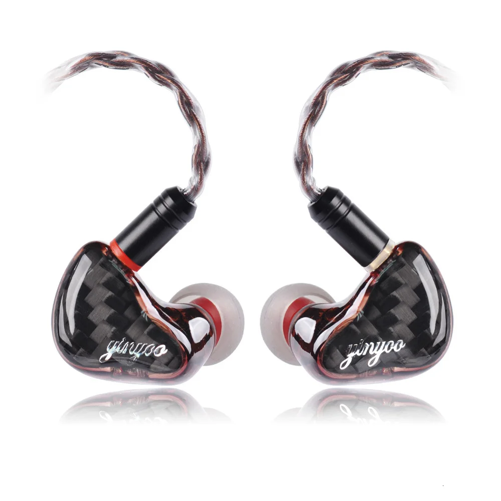 Yinyoo HX4 3BA+ 1DD драйверы гибридные наушники в ухо HIFI DJ монитор бег спортивные наушники вкладыши с MMCX
