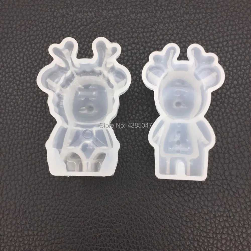 DIY ремесло олень с плащом Expoxy Смола форма для изготовления ювелирных изделий