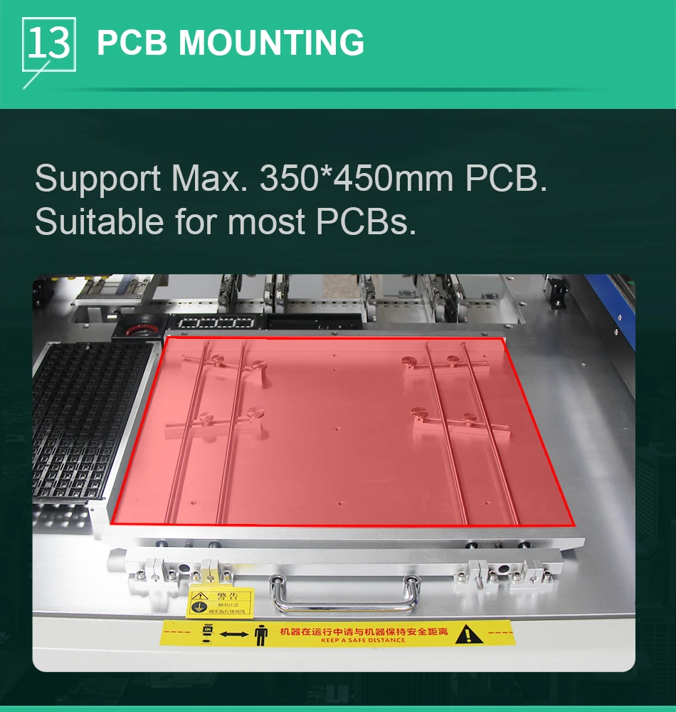 SMT Настольный 4 головки ремень светодиодный палочки и место машина с камерой видения, сборка SMT Yamaha серии фидер Монтажная машина