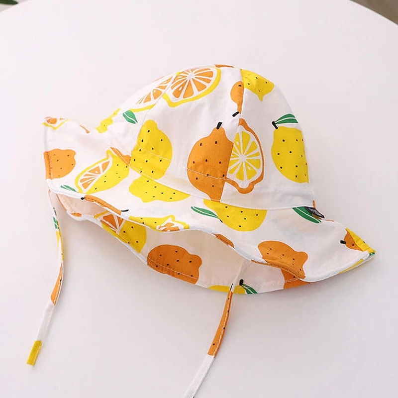 

Summer Baby Hat Boys Girls Sun Cap UV Protection Panama Cotton Bucket Hats Kid Toddler Wide Brim Fisherman Caps 9Month-4Years