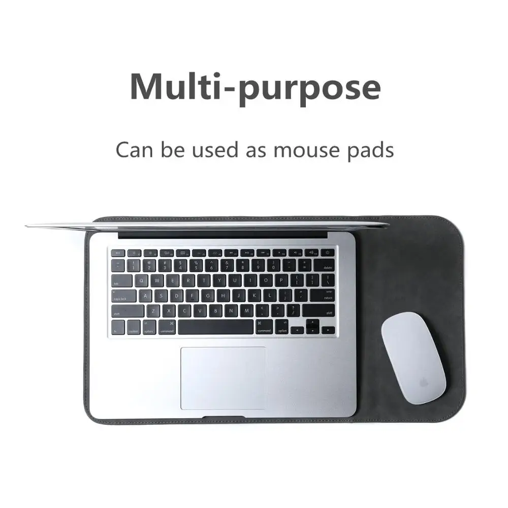 Матовая сумка для ноутбука с магнитной пряжкой ПУ Чехол 16 дюймов MacBook iPad Pro Huawei Xiaomi