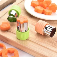 38pcs vegetable slicing mold stainless steel mould carrot cucumber fruit slicing stencil template